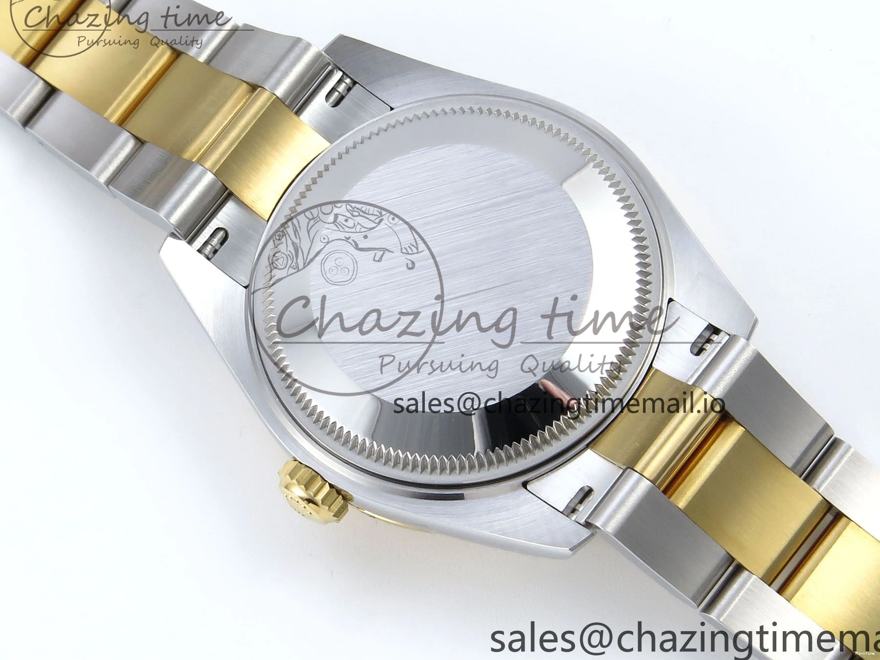 MiroTime 0511 Cozy DateJust 31 278273 ARF 1:1 Best Edition 904L Steel Gray Roman Diamonds Dial on SS YG Oyster Bracelet ETA 575